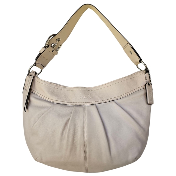 Coach Y2K Soho Pleated LG Hobo Bag 13731 Cream/Off White - Picture 1 of 9